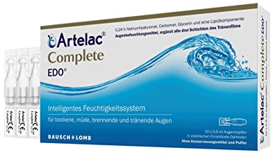 Artelac Complete Augentropfen EDO, 10 St. Einzeldosispipetten