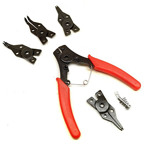 Circlip Pliers Internal External 4 in 1 Snap Ring Plier Combination Spring TE034