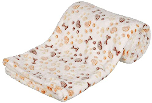 TRIXIE 37179 - Coperta Lingo, 150 x 100 cm, bianco/beige