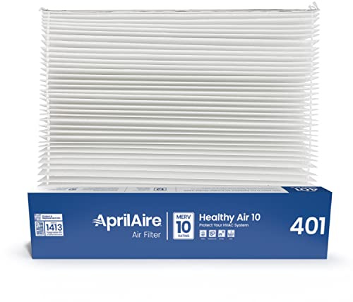 AprilAire 401 Replacement Furnace Filter for AprilAire 2400, Space-Gard 2400 Whole-House Air Purifiers - MERV 10, 16x25x6 Air Filter (Pack of 1)