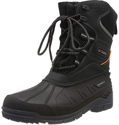 SPIRALE Winterstiefel Iceland - mit wärmendem Webpelz-Innenfutter - Perfekter Halt auf Schnee & EIS (40)