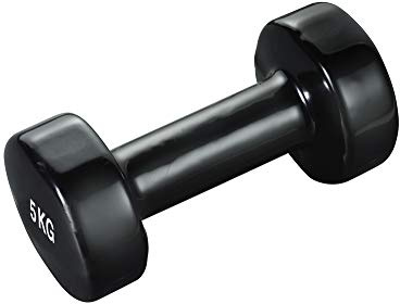 Trendig sport vinyl hantel – 1 styck – 5,0 kg