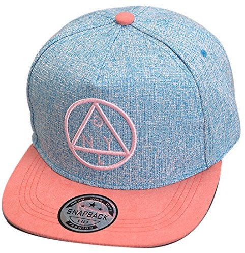 Belsen Kind Hip-Hop Dreieck Muster Cap Baseball Hut (Kind, blau)