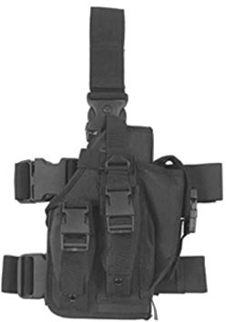 MFH Beinholster mit 3 Magazintaschen Schwarz
