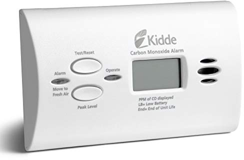 Kidde Carbon Monoxide Detector, AA Battery Powered CO Alarm with LEDs, Test-Reset Button, Low Battery Indicator, Portable