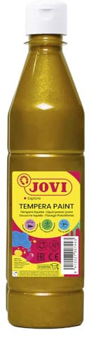 Jovi Plakatfarbe, malfertige Tempera auf Wasserbasis, 500 ml Flasche gold