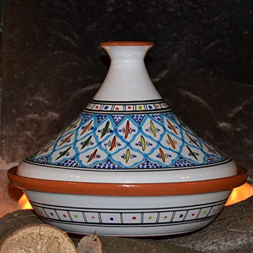 YODECO Tajine, Keramik, Mehrfarbig, 31 x 31 x 8 cm