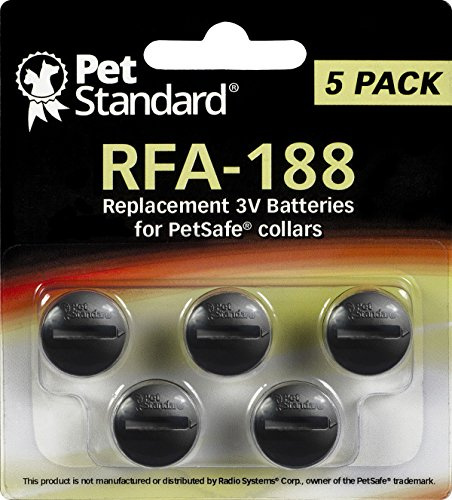 Piles Compatible PetSafe RFA-188 (Lot de 5)