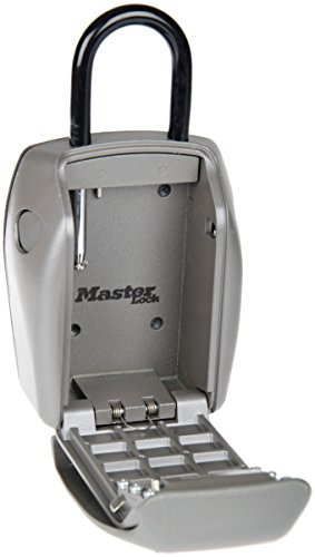 Master Lock Schlüsseltresor Extra Sicherheit, Wandhalterung, Aussen, 18.8 x 10.5 x 4.6 cm, Schlüsselsafe