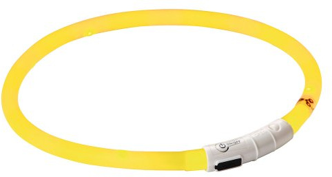 Kerbl Maxi Safe Led Collar, 55 cm, Yellow