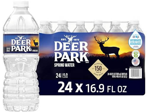 Deer Park Spring Water, 24 Pack – Crisp Refreshing Taste – 16.9 Fl Oz
