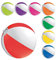 Stock 30 Pezzi Palla Pallone da Mare Spiaggia Gonfiabile Bianco colorato