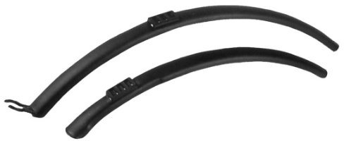 Heibe Steckschutzblech Garnitur Steckblechset, schwarz, 28 Zoll