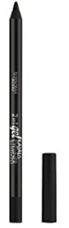 Deborah Milano - Matita Occhi 2 in 1 Kajal e Eyeliner Waterproof, 01 Black, a Lunga Durata, Tratto Ultra-pigmentato e Cremoso, Dona uno Sguardo Intenso e Definito, 1.4 gr