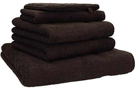 Betz Juego de 5 Toallas Premium 100% algodón (marrón Oscuro)