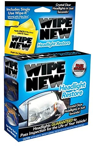 Wipe New HDL6PCMTRRT Headlight Restore Kit