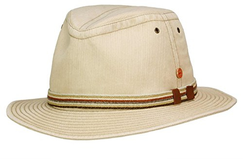 Mayser Menowin Traveller - Sombrero para exteriores (protección UV, algodón, 59,5 cm), color arena (7004), beige, 59