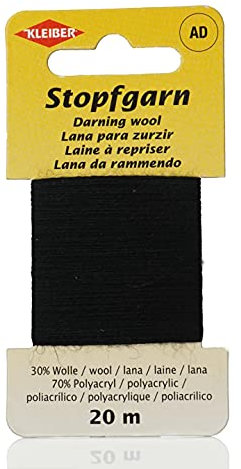 Kleiber Stopfgarn, schwarz