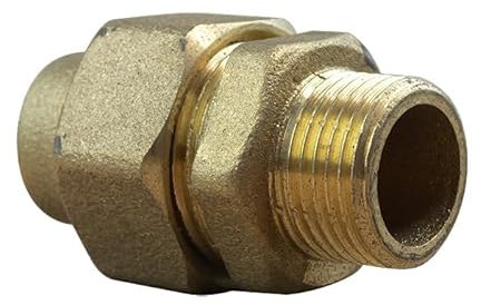 Arcanaute - Raccord laiton à souder - Raccord union 3 pièces 341 GCU mâle 3/8 (12/17) - Tube Cuivre Ø14 - Arcanaute