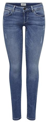 ONLY Damen Skinny Jeanshose onlCORAL SL SK DNM Jeans BJ8191-1 NOOS, Gr. W29/L34, Blau (Medium Blue Denim Medium Blue Denim)