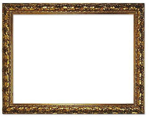 Cadre baroque 333 ORO, or, 60 x 80 cm, vide cadre