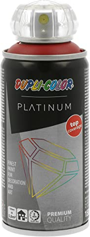 DUPLI-COLOR PLATINUM RAL 3003 rubinrot seidenmatt 150 ml Spraylack, schnelltrocknend, exzellente Deckkraft, hohe Ergiebigkeit, UV-beständig, lichtecht und langlebig
