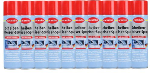 10x Caramba Scheiben Enteiser Scheibenenteiser Spray Sprühdose 500ml (5,75euro/l)