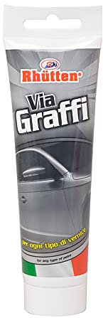 Via Graffi, Crema Abrasiva Rimuovi Piccoli Graffi Carrozzeria Auto, 150grammi