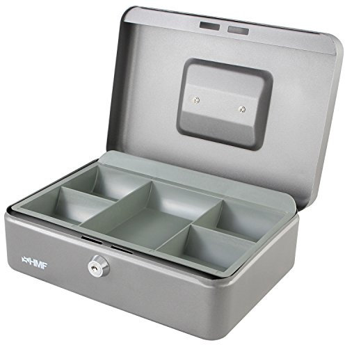 HMF 10125-09 Caisse à monnaie Argenté 25 x 18 x 9,5 cm