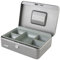 HMF 10125-09 Geldkassette 25 x 18 x 9,5 cm, silber