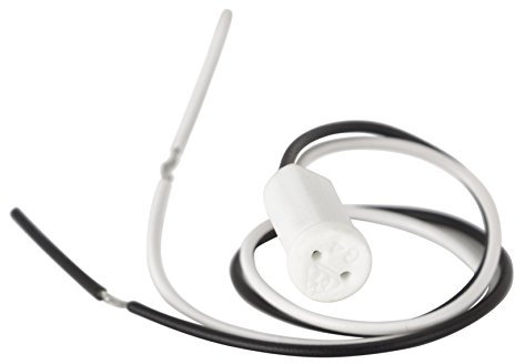 Portalámparas Cerámico G4/MR11 Cable 300Mm 180ºc | Greenice