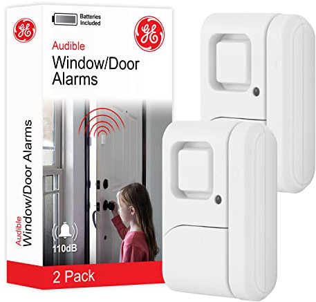 UltraPro Personal Security Window and Door Alarm, 2 Pack, Wireless Chime