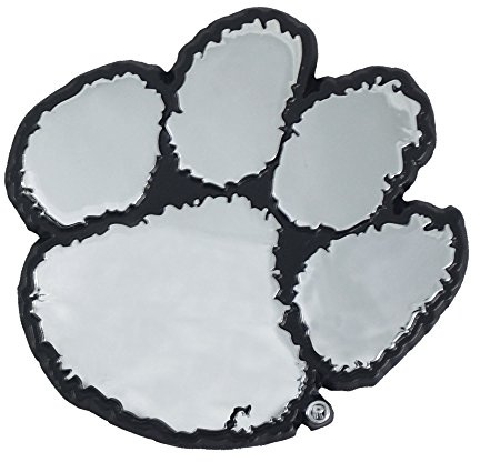 Fanmats - 14851 FANMATS NCAA Clemson University Tigers Chrome Team Emblem 3x3.2