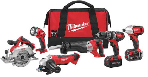 Milwaukee 2696-26 M18 Cordless Lithium-ION 6-Tool Combo Kit