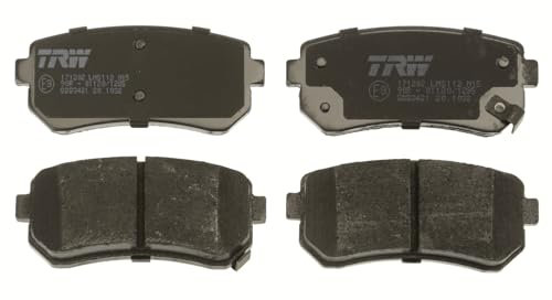 TRW GDB3421 Pastiglie Freno Set di 4 para Hyundai Tucson (LM, EL, ELH) 2009-2016 Assale Posteriore e Altri Veicoli