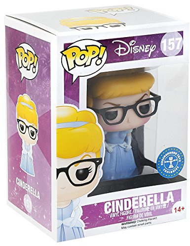 Pop! Disney - Figura de Vinilo de Cenicienta Hipster Nerd #157