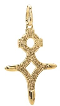 ASCALIDO pendentif croix du sud agadez | Pour Homme | en vrai plaqué or