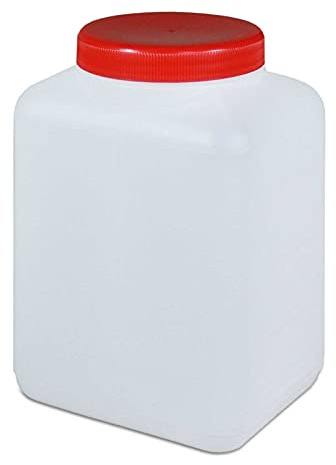 1500 ml Plastikflasche Weithalsflasche mit Deckel Behälter PE-Flasche lebensmittelecht Küche Hobby Aufbewahrung absolut dicht