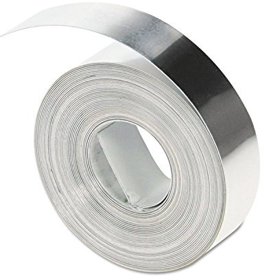 Dymo 31000 Rhino – nicht klebendes Prägeetikettenband, Aluminium, 12 mm x 4,80 m