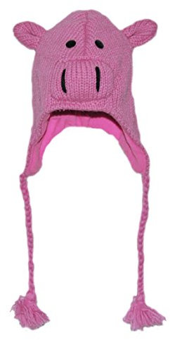PINK YAK Tiermütze Schwein Kind