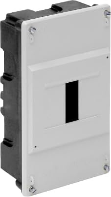 Solera 695B - Tapa para caja ICP de 1 a 4 elementos y hasta 40A. 115x188x55. Color blanca. Empotrar.