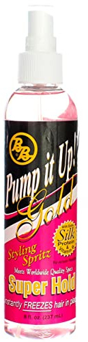 Bronner Bros Bronner Brothers Pump It Up Spritz Super Hold, Pack of 3, Gold, 8 Oz