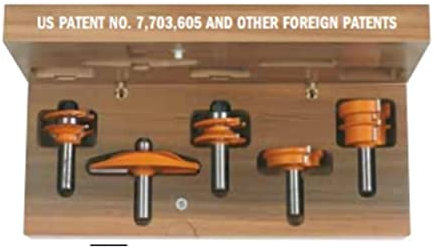 Cmt 800.510.11 5tlg Standard komplett Küche 1/2 Zoll Schaft Router Bit Set