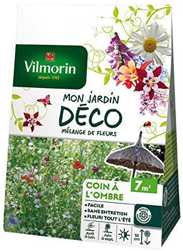 Vilmorin 5868407 Pack de Graines Mélange de Fleurs Coin à l'Ombre 7 m²