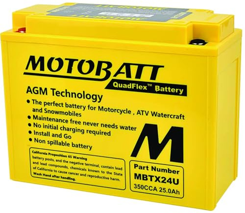 MOTOBATT MBTX24U motorcykelbatteri
