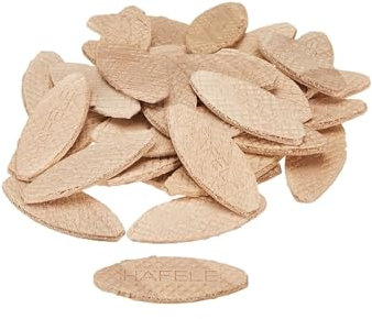 Gedotec 1000 Unid. Placas de Conexión Tacos Chatos Conectores Madera Haya Lamello 4mm Potencia Tamaño 0-10-20 Calidad de Marca para Su Sala de Estar - Haya Natural, Größe 20 - 56x23x4 mm