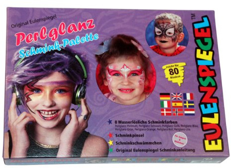 EULENSPIEGEL Schminkpalette Perlglanz 10 Teile