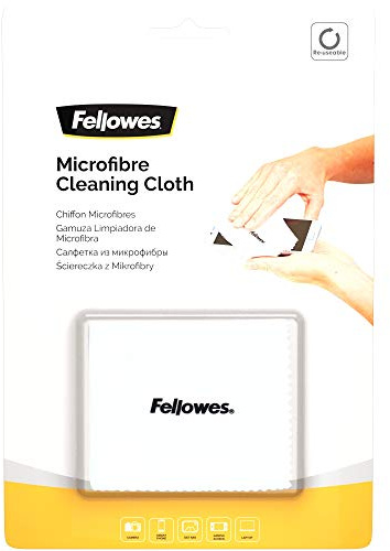 Fellowes 9974506 Microfibre Cleaning Cloth, white