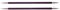 KnitPro K47013 Sockennadeln, Metal, Lila, 15cm / 6mm