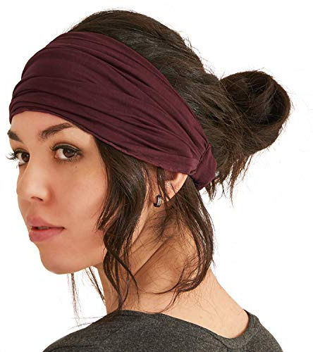 CHARM Japanese Bandana Headbands for Men and Women | Comfortable Head Bands, Elastic, Secure, Snug Fit, Ideal for Runners, Fitness, Sports, Stylish, Lightweight